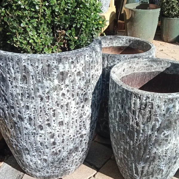 Melbourne Lava Tall Pot Grey Clarenbridge Garden Centre
