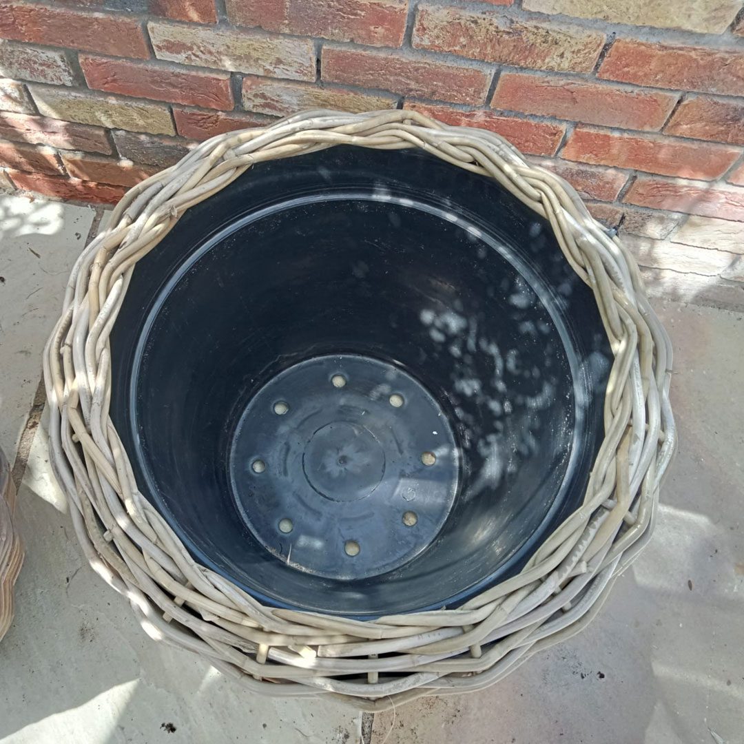 Rattan Dry Pot Planter XLarge Clarenbridge Garden Centre